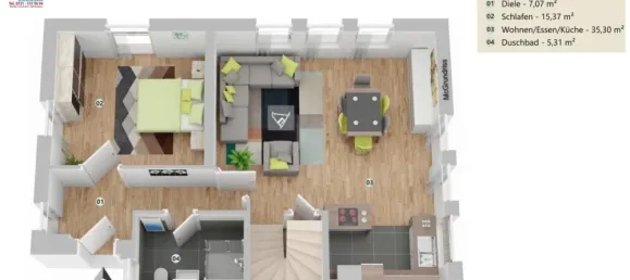 Dúplex de 2 dormitorios en Karlsruhe, Germany No. 323748 28