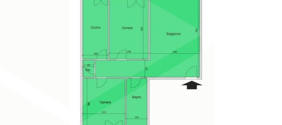 3غرفة شقة في Bari, Italy رقم 21776 19