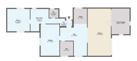 3-salle Appartement à Bielefeld, Germany No. 296589 33