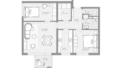 2 Schlafzimmer Haus in Döbling, Austria, Nr. 260380