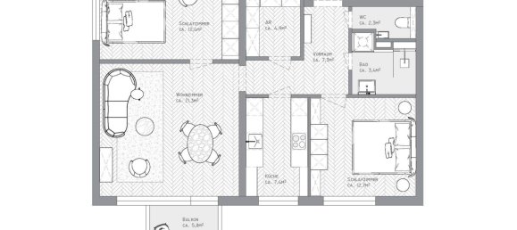 2 Schlafzimmer Haus in Döbling, Austria, Nr. 260380 20
