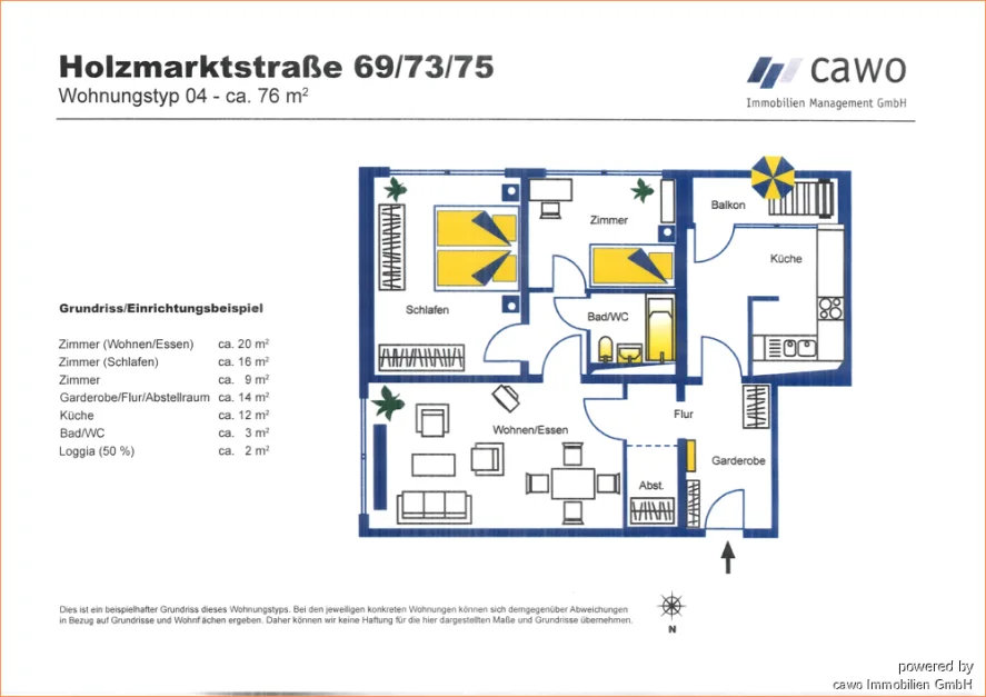 Apartamento de 3 habitaciónes en Mitte, Germany No. 88488