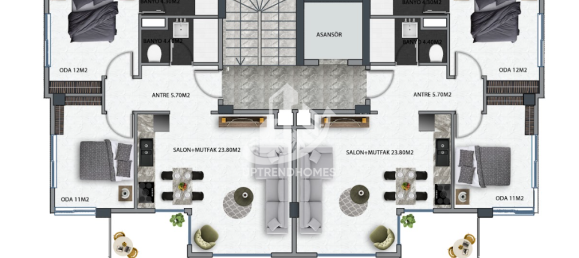 Apartment 2+1 in Kestel, Turkey No. 243 13