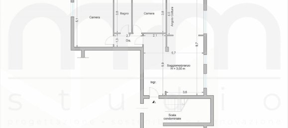 3 rooms Apartment in Montesilvano, Italy No. 21696 2