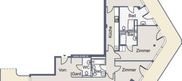 4 rooms Penthouse in Favoriten, Austria No. 168414 31