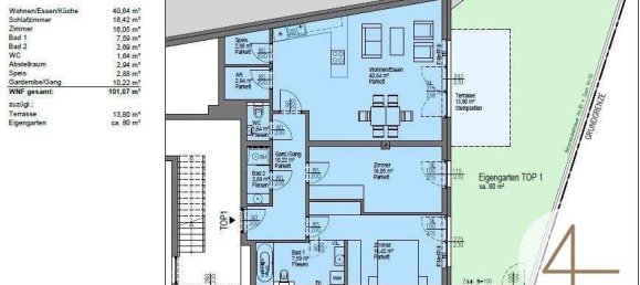 3-salle Appartement à Krems an der Donau, Austria No. 168655 2