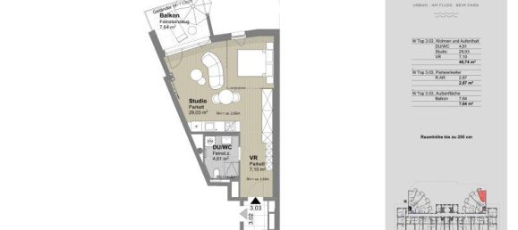 1غرفة عقار تجاري في Leopoldstadt, Austria رقم 175202 16