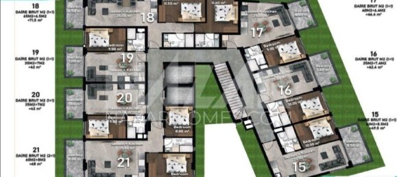 Apartamento de 1+1 en Alanya, Turkey No. 14410 29