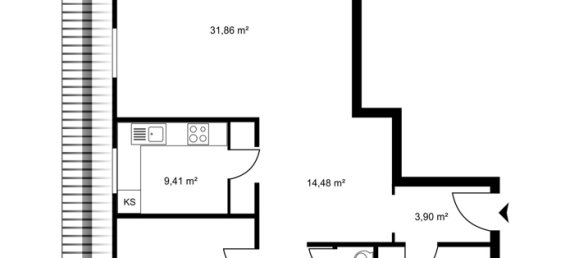 2 Schlafzimmer Wohnung in Lüneburg, Germany, Nr. 362811 5