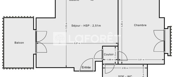 Apartamento de 1 dormitorio en Mennecy, France No. 115286 7