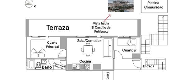 2 chambres Appartement à Castellon, Spain No. 137006 2