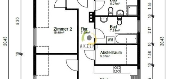5-salle Appartement à Falkenhagener Feld, Germany No. 342903 2