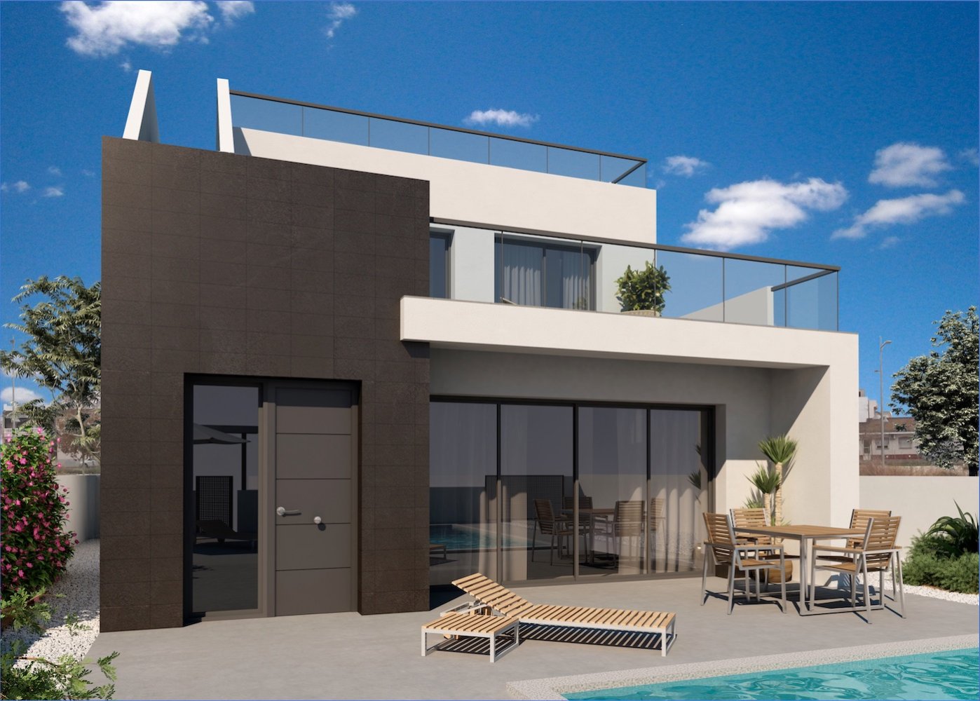 Villa T3 em Pilar de la Horadada, Spain N.º 511