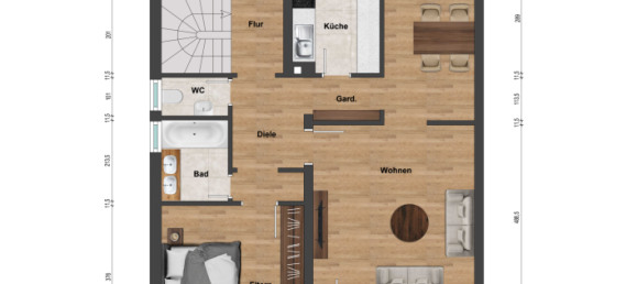 3 chambres Maison de ville à Erlangen, Germany No. 54128 18