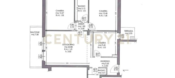 4 غرف نوم شقة في Verona, Italy رقم 321452 20