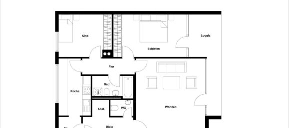 Квартира с 2 спальнями в Висбаден, Германия № 223749 17
