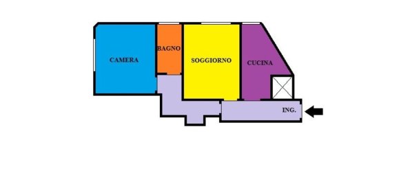 2 rooms Apartment in Monza, Italy No. 334568 12
