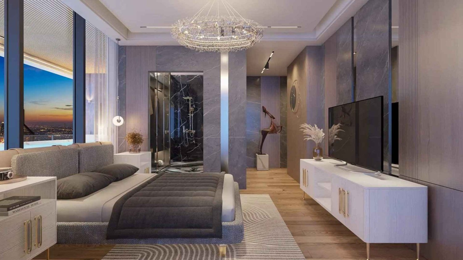 Appartement à Empire Lakeviews, Wadi Al Safa 2, UAE 37.81m² No. 64118