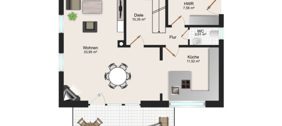 3 Schlafzimmer Haus in Flensburg, Germany, Nr. 306873 23