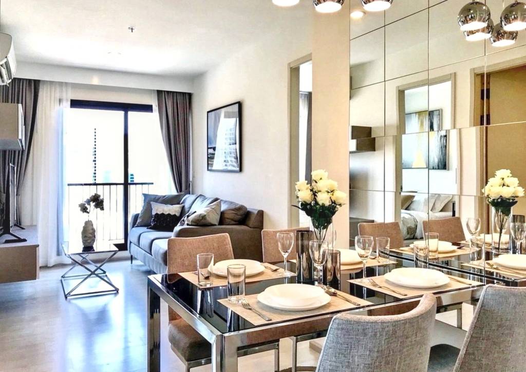 Кондоминиум  с 2 спальнями в Бангкапи, Таиланд № 61891