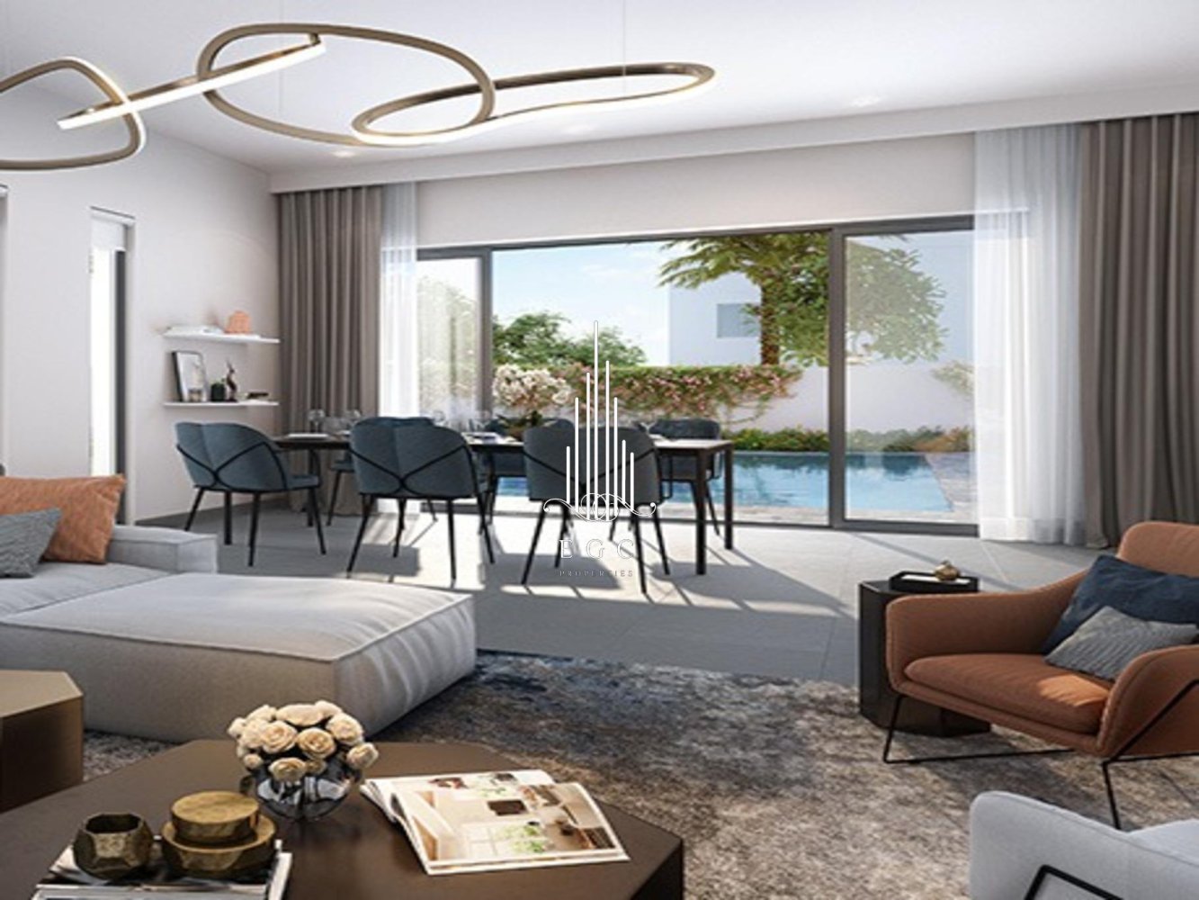 4 Schlafzimmer Villa in Yas Island, UAE, Nr. 35705