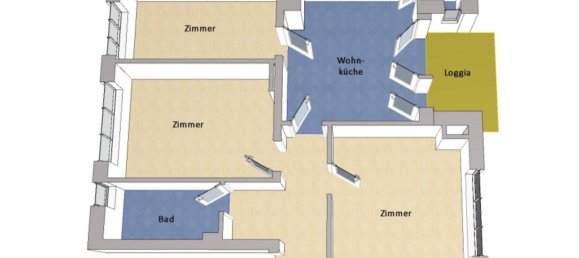 3-salle Appartement à Wedding, Germany No. 359144 6