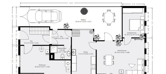 Таунхаус с 2 спальнями в Айхсфельд, Германия № 284496 4