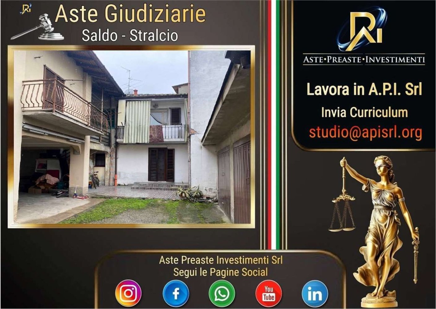 3-salle Appartement à Canonica d'Adda, Italy No. 286809