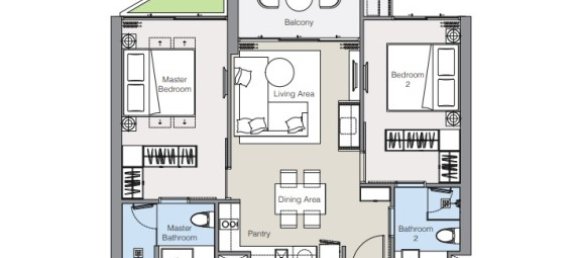 1 Schlafzimmer Eigentumswohnung in Phuket, Thailand, Nr. 12640 15