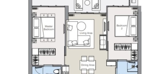 1 Schlafzimmer Eigentumswohnung in Phuket, Thailand, Nr. 12640 16