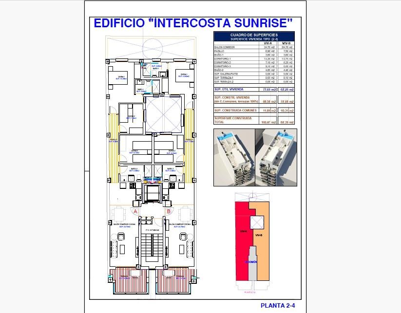 Apartamento T3 em Torrevieja, Spain N.º 285704