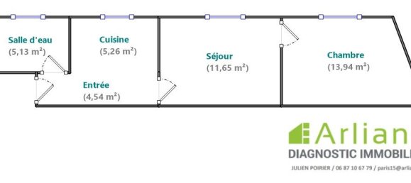 1 bedroom Apartment in Paris, France No. 165171 8