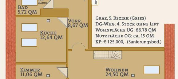 2-salle Appartement à Gries, Austria No. 258214 12