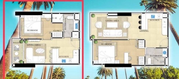 2 bedrooms Condo in Pattaya, Thailand No. 19363 2