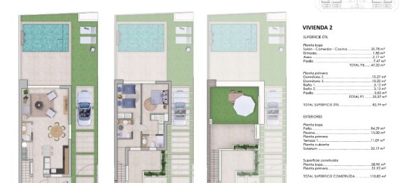 2 bedrooms Villa in Pilar de la Horadada, Spain No. 290254 13