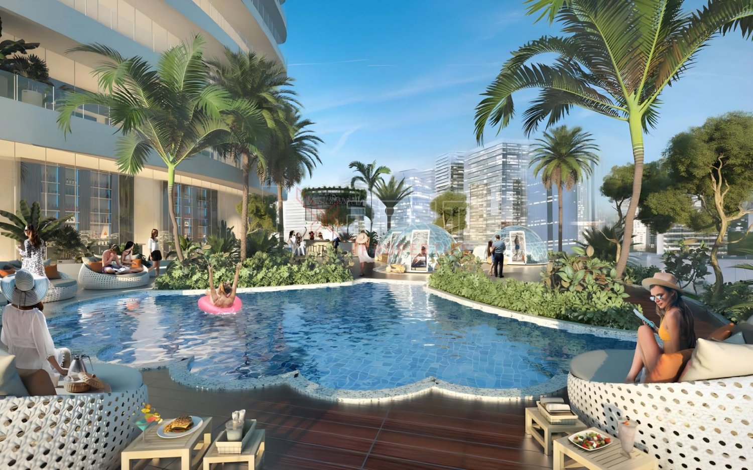 Apartamento de 1 dormitorio en Business Bay, UAE No. 7698