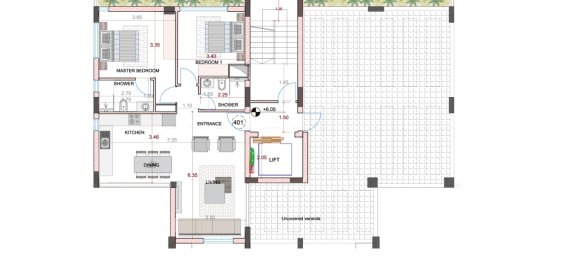 2 bedrooms Apartment in Paphos, Cyprus No. 18741 2