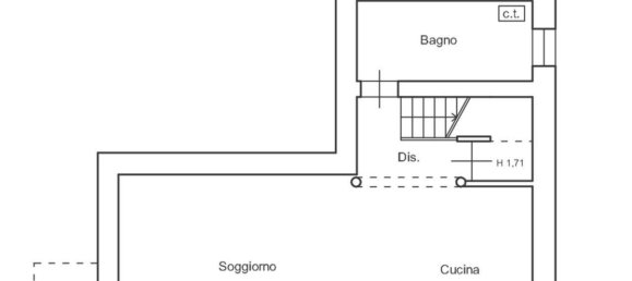 Apartamento de 2 habitaciónes en Tresignana, Italy No. 261712 11