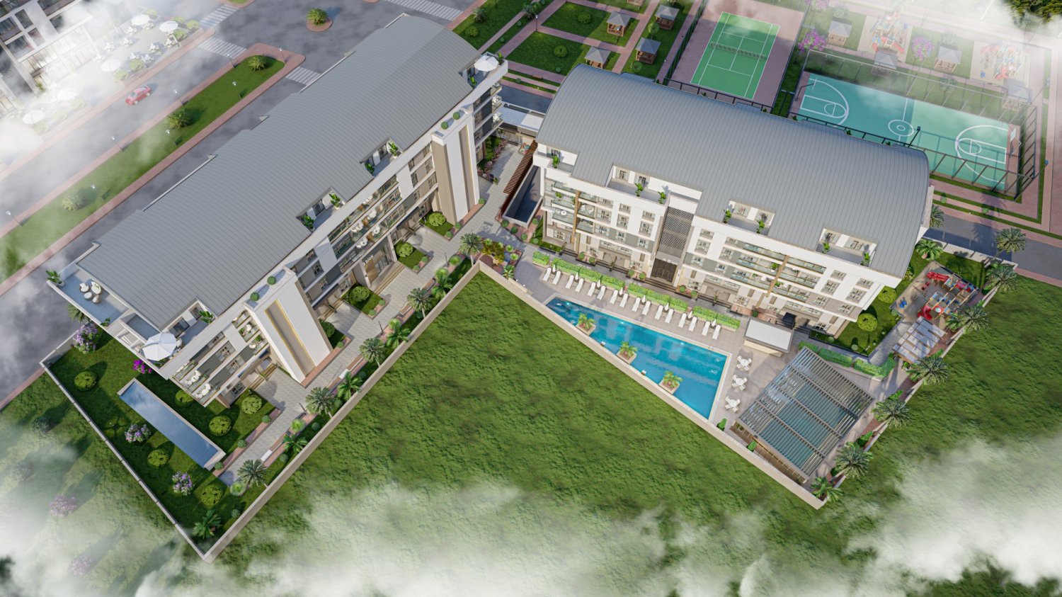 Apartment 2+1 in Antalya, Turkey No. 21552