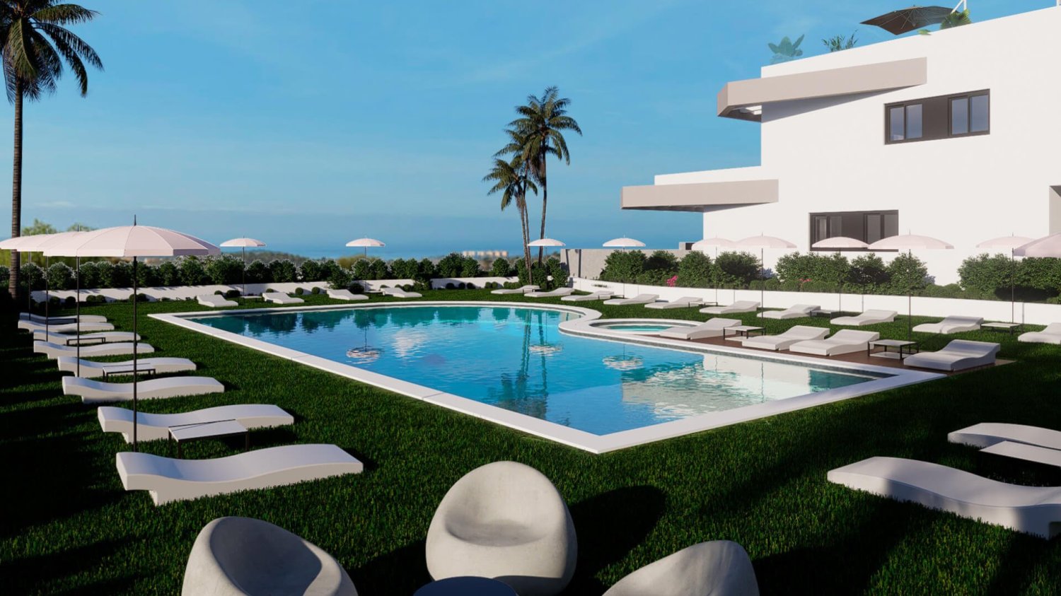 Бунгало с 2 спальнями в Leduc Golf Resort, Финестрат, Испания № 15808