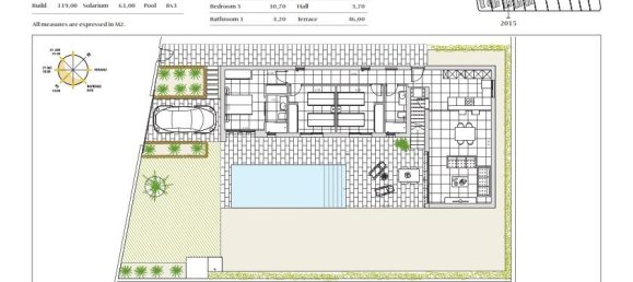 3 غرف نوم فيلا في Algorfa, Spain رقم 6272 14