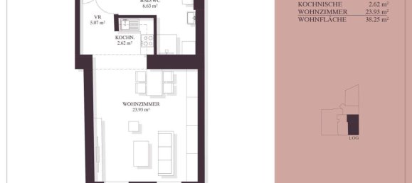 1-Zimmer Gewerbliche Immobilie in Rudolfsheim-Funfhaus, Austria, Nr. 189369 22