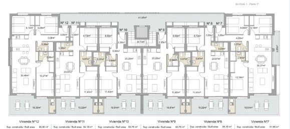 Apartamento T2 em Pilar de la Horadada, Spain N.º 286075 11