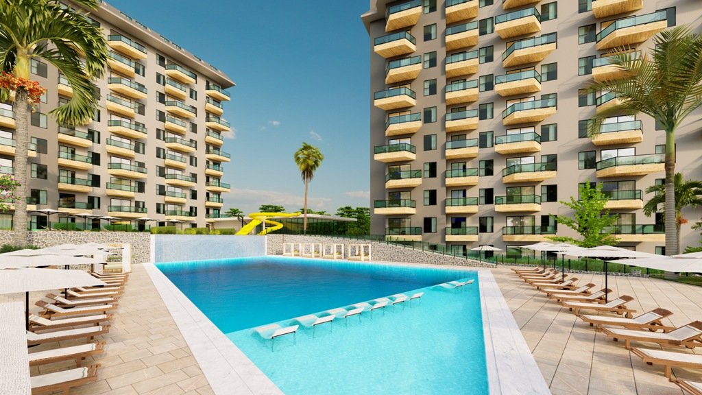 شقة 2+1 في Konak Green Towers, Alanya, Turkey رقم 39640