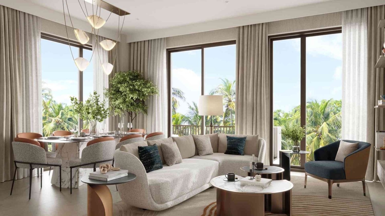 Квартира с 3 спальнями в CEDAR - CREEK BEACH, Dubai Creek Harbour (The Lagoons), ОАЭ № 60904