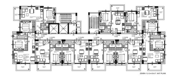 2غرفة بانتهاوس في Mahmutlar, Turkey رقم 10023 12