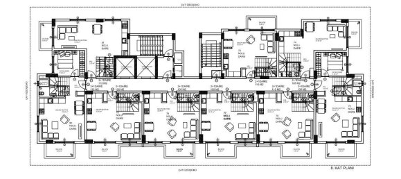 2غرفة بانتهاوس في Mahmutlar, Turkey رقم 10023 10