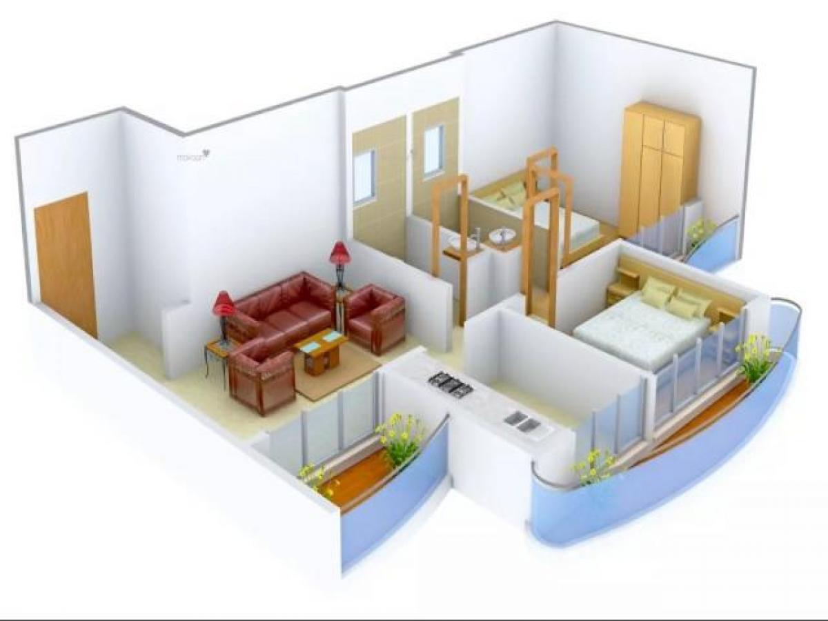 2 bedrooms House in Mumbai, India No. 62546