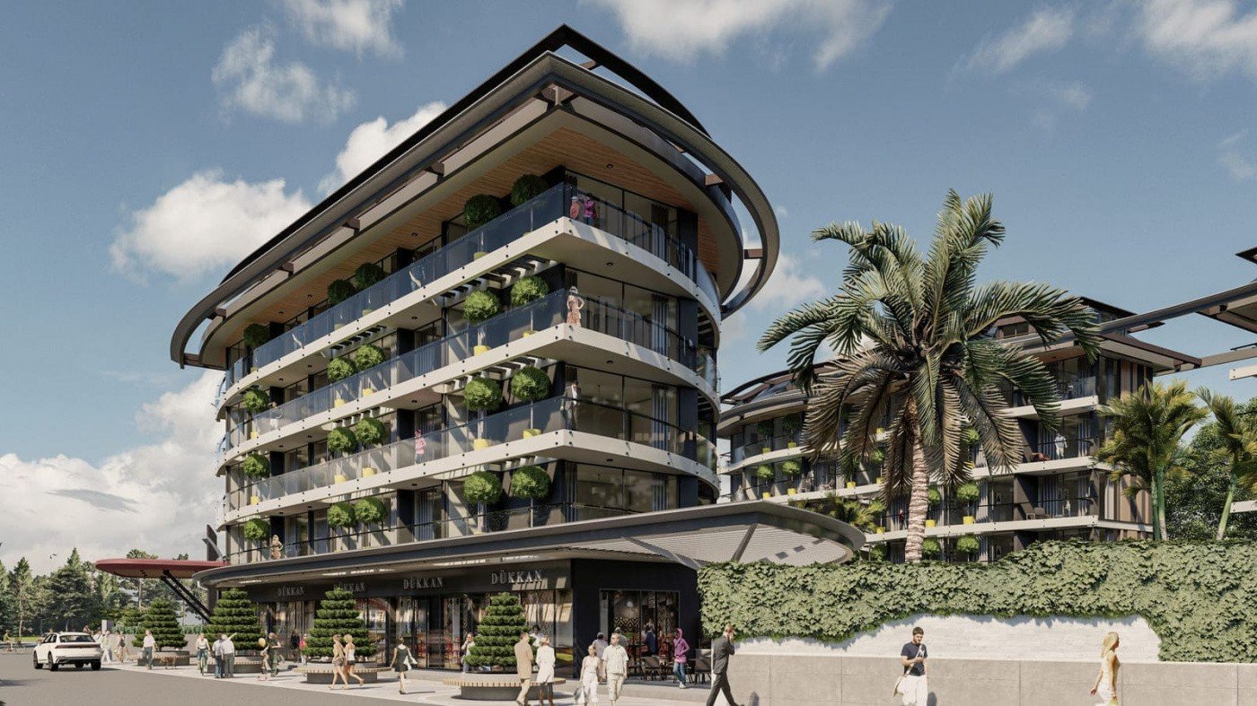 Ático de 1+1 en Oba, Turkey No. 28136