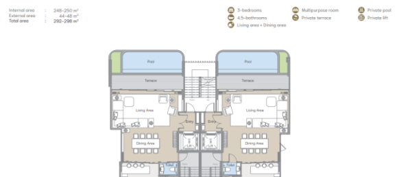 3 bedrooms Condo in Bang Tao, Thailand No. 12633 18